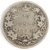 1893 Canada 25-cents Good (G4) $