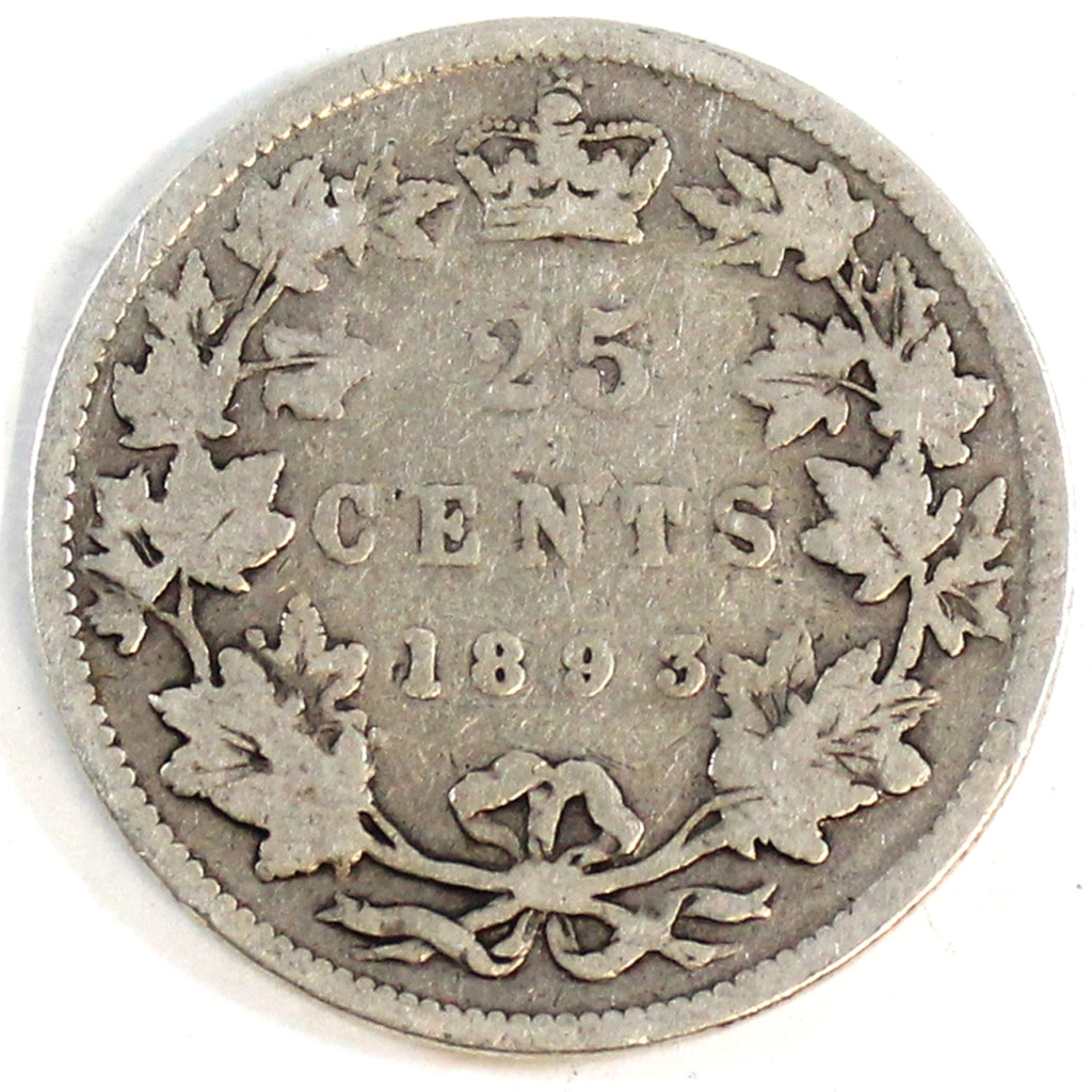 1893 Canada 25-cents Good (G4) $