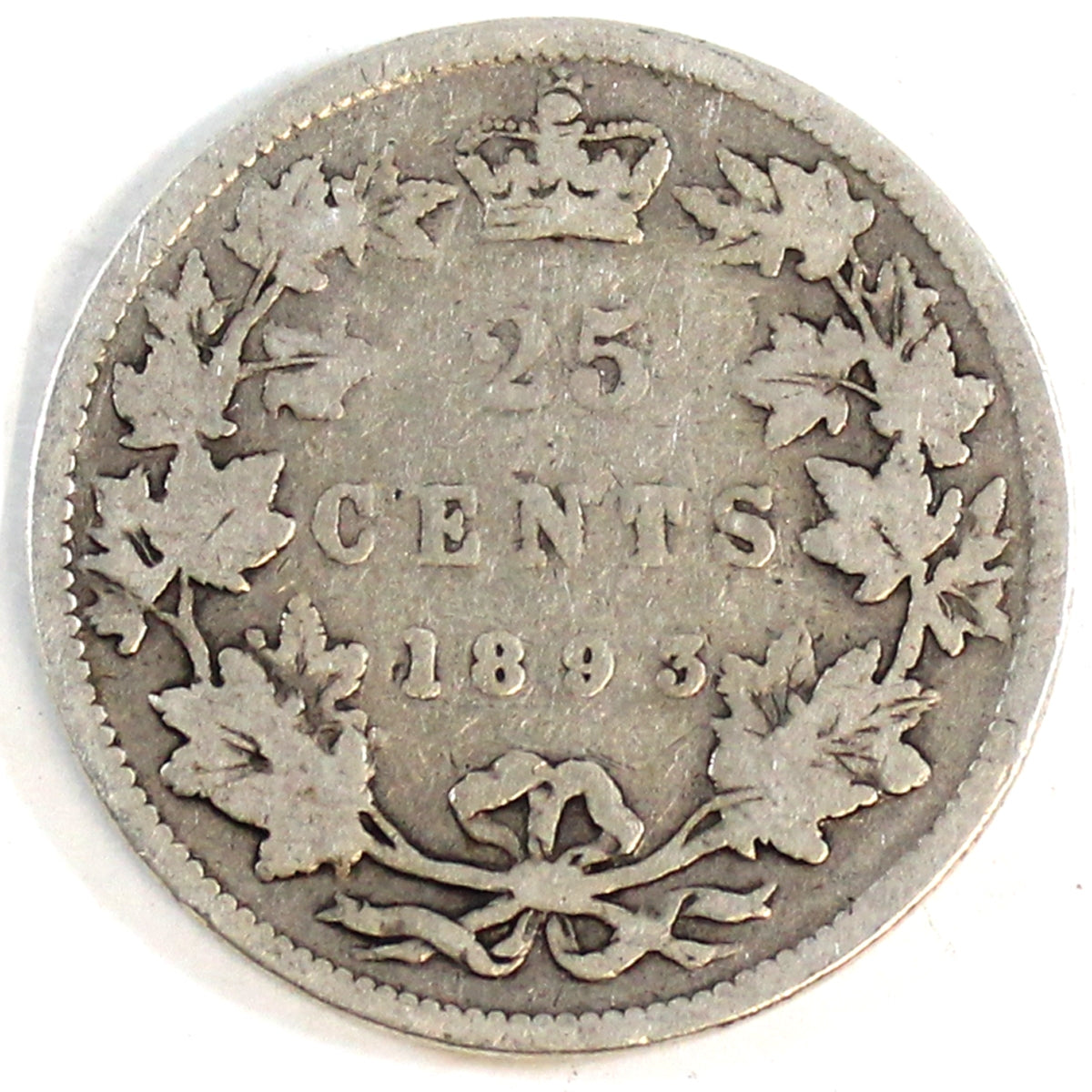 1893 Canada 25-cents Good (G4) $