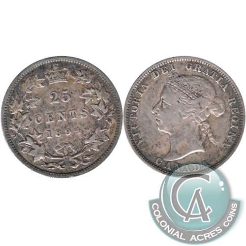 1894 Canada 25-cents Very Fine (VF-20) $