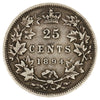 1894 Canada 25-cents Very Fine (VF20) $