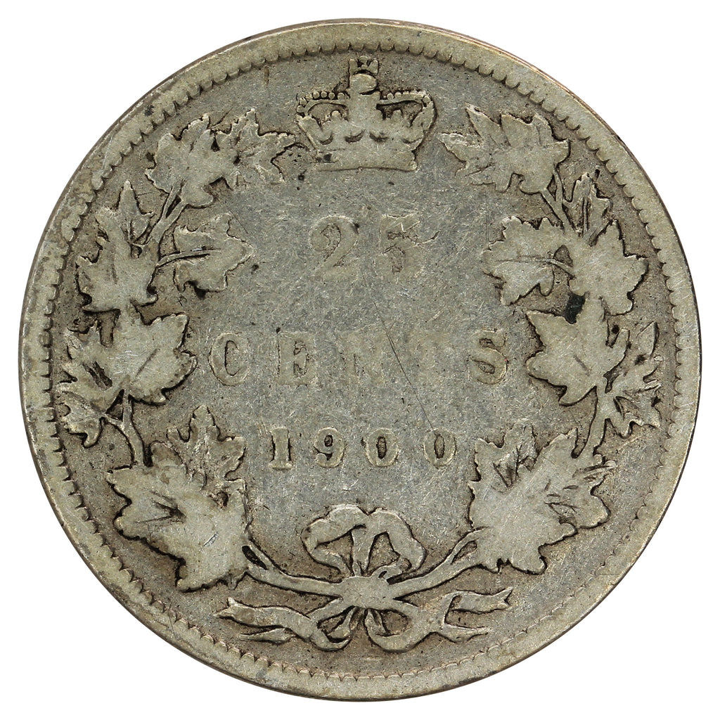 1900 Canada 25-cents Good (G4)