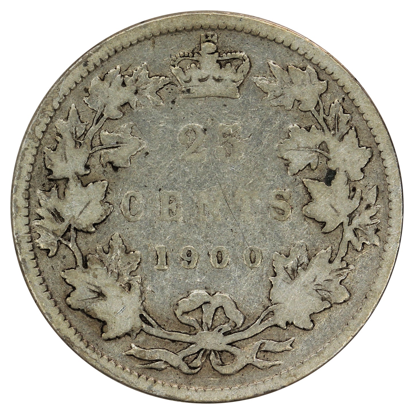 1900 Canada 25-cents Good (G4)