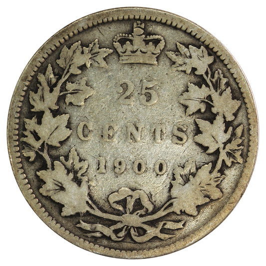 1900 Canada 25-cents G-VG (G6)