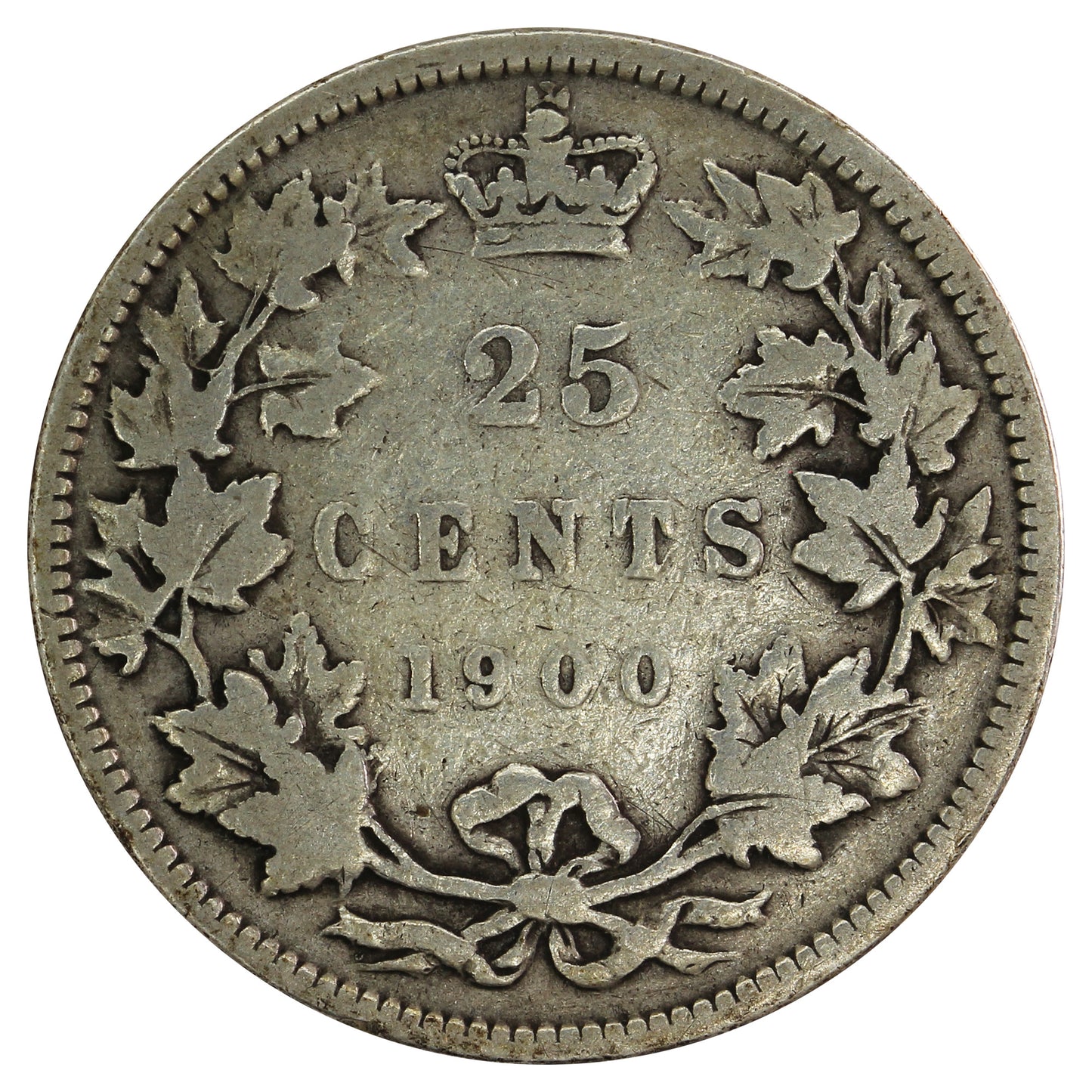 1900 Canada 25-cents Very Good (VG8)