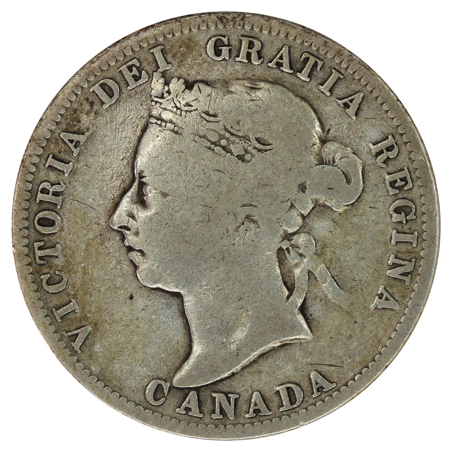 1900 Canada 25-cents Very Good (VG8)