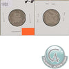 1901 Canada 25-cents VF-EF (VF30) $