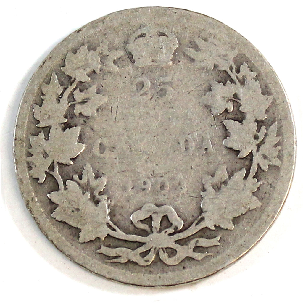 1902 Canada 25-cents About Good (AG3)