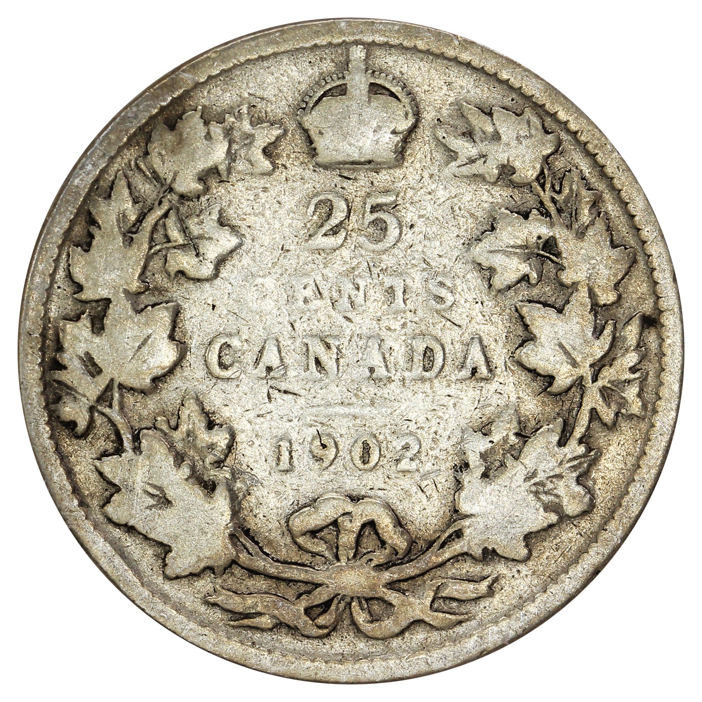 1902 Canada 25-cents Good (G4)
