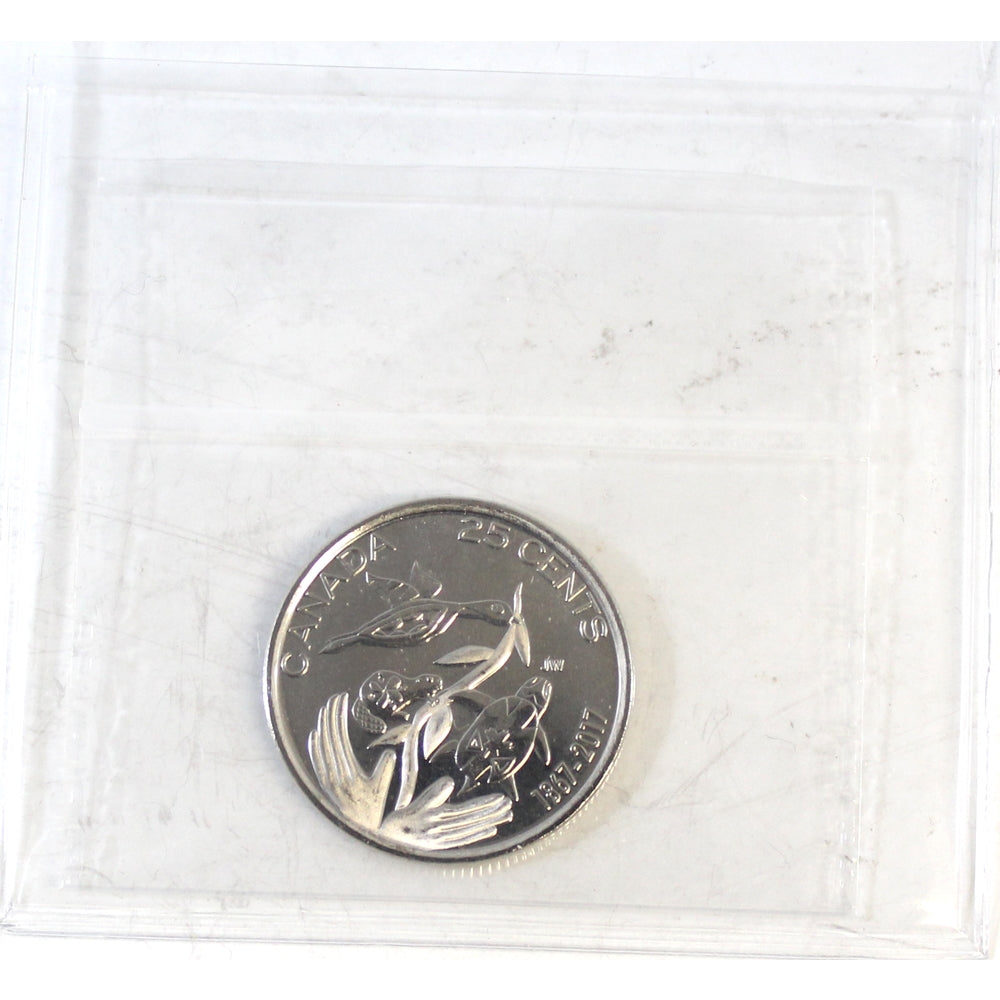 2017 150th (Hope) Canada 25-cents ICCS Certified MS66