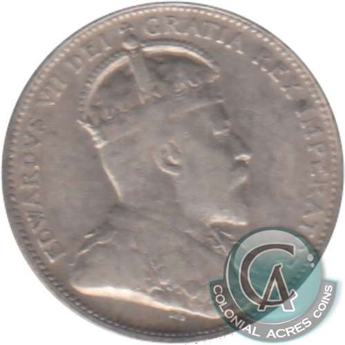 1902H Canada 25-cents F-VF (F15)