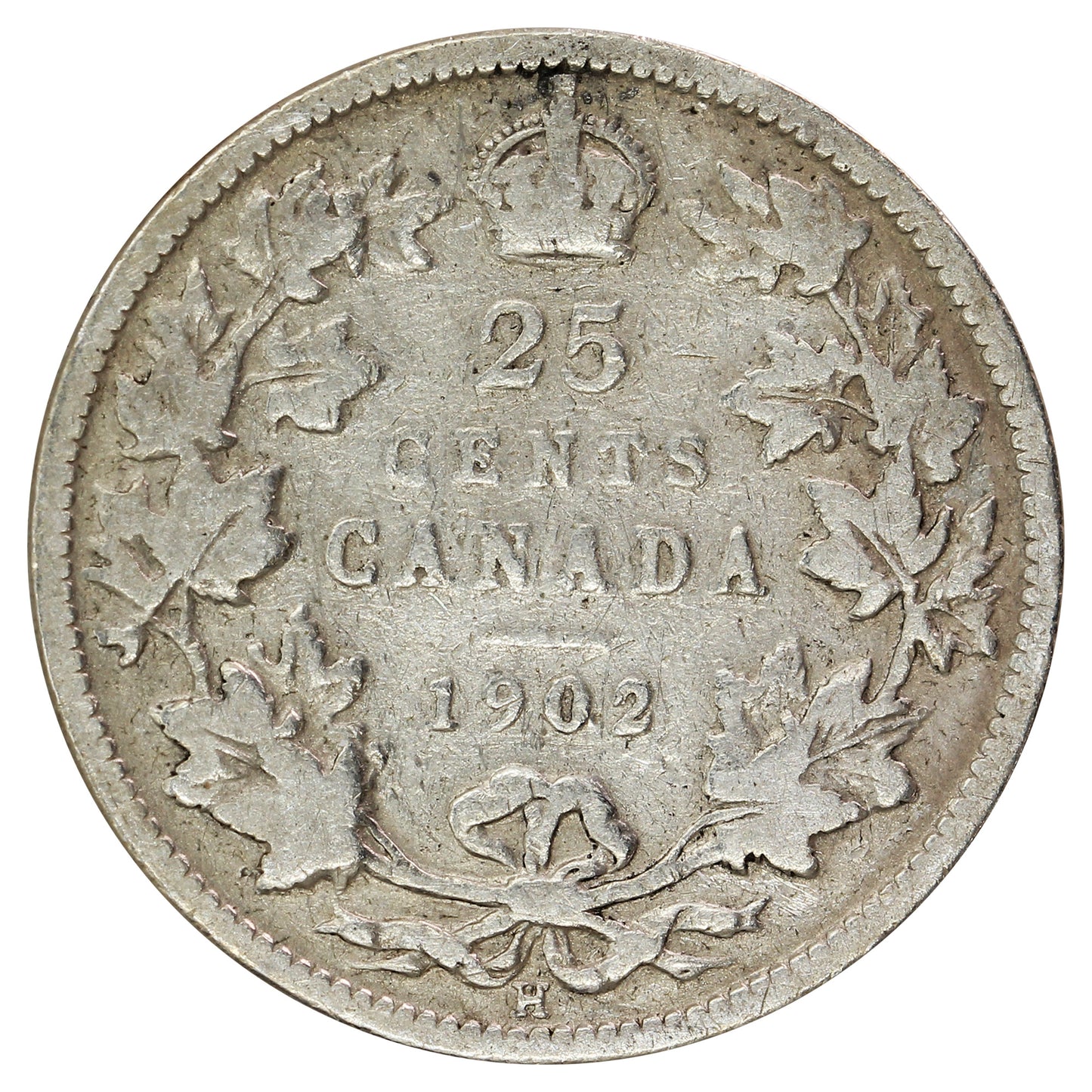 1902H Canada 25-cents Good (G4)