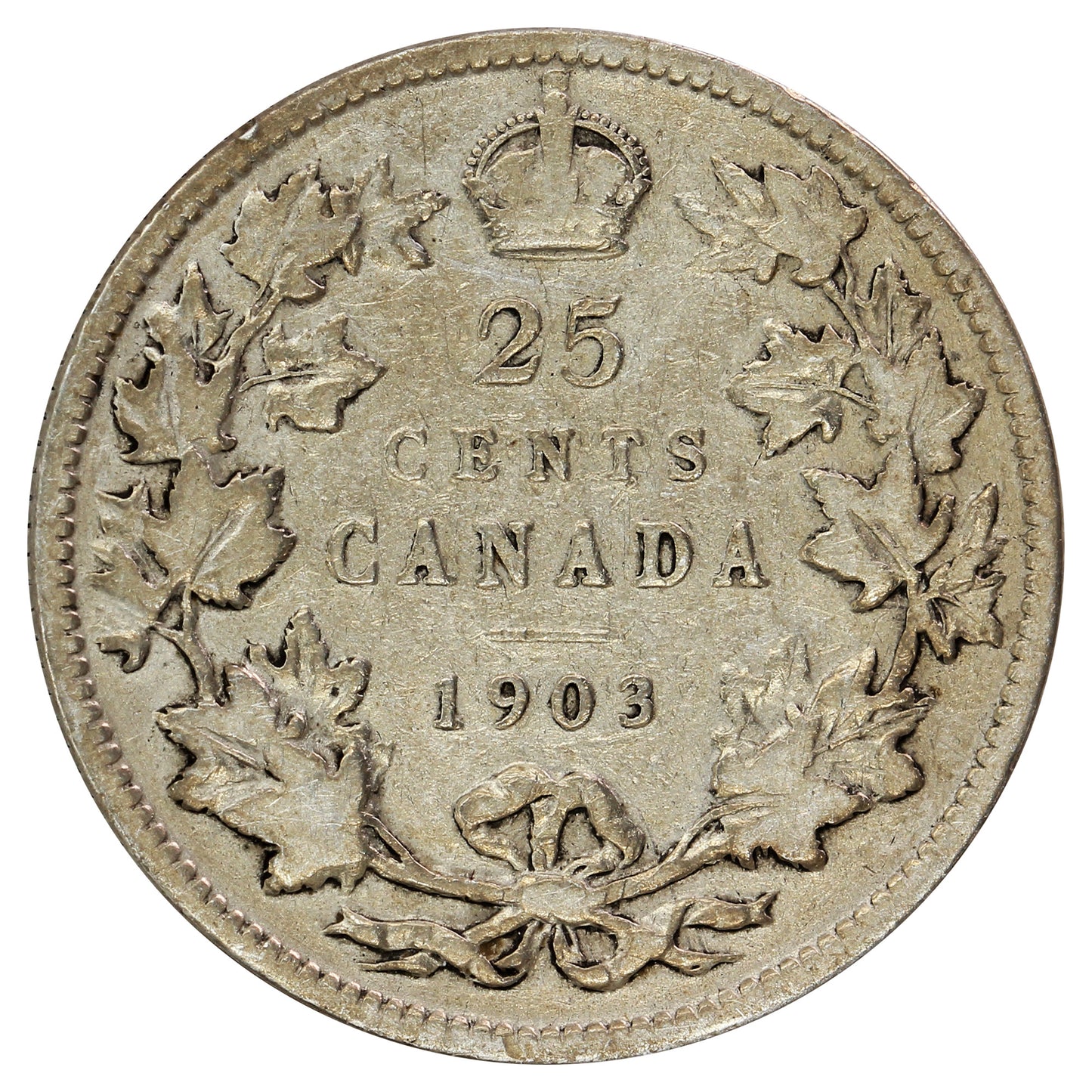 1903 Canada 25-cents Very Good (VG8)
