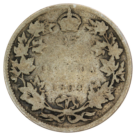 1904 Canada 25-cents Good (G-4)