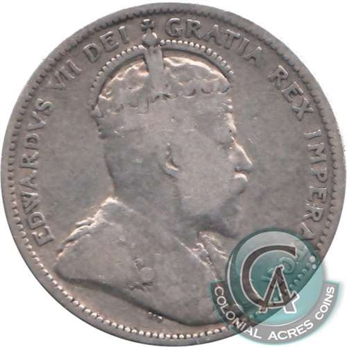 1904 Canada 25-cents Very Good (VG8)