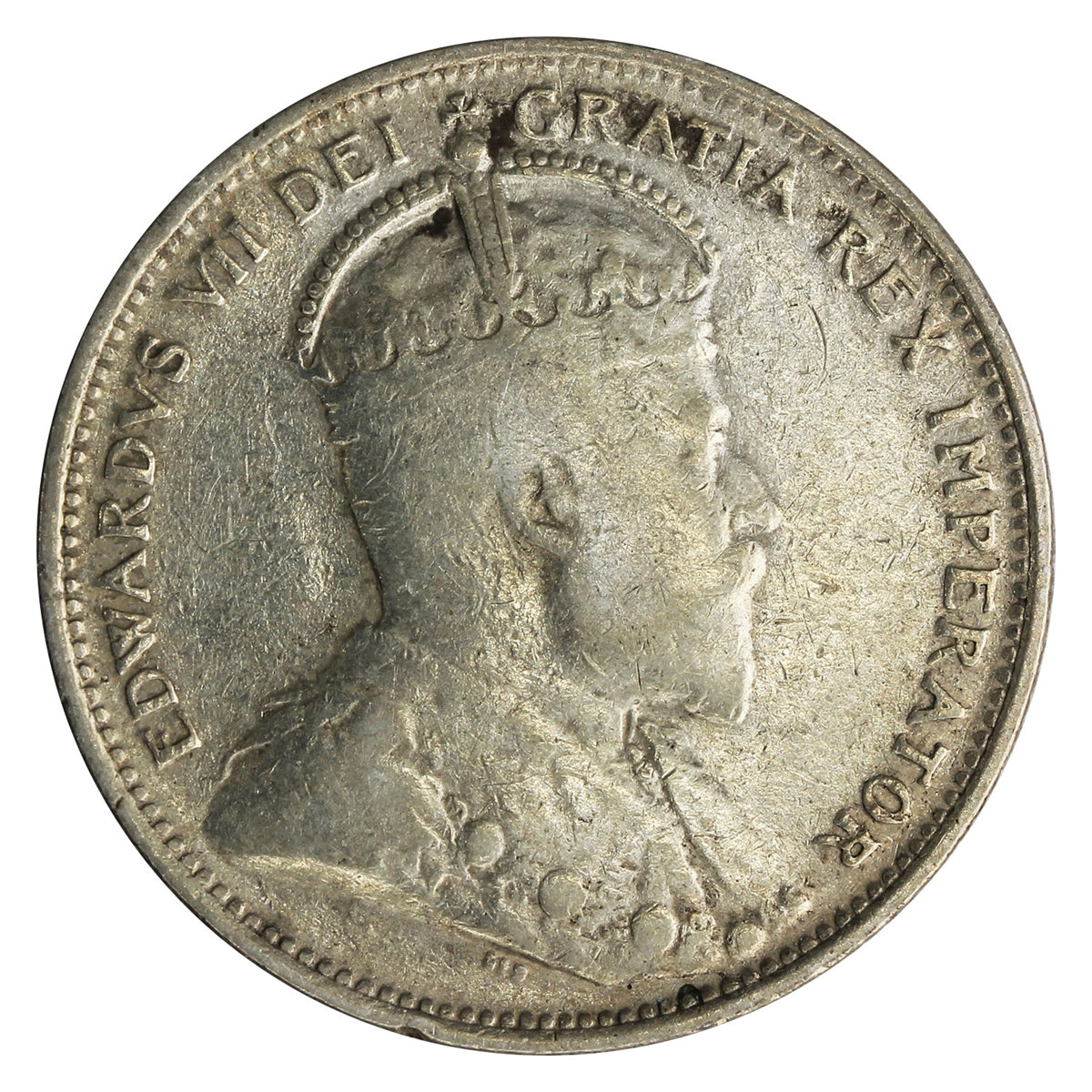 1905 Canada 25-cents Fine (F12)