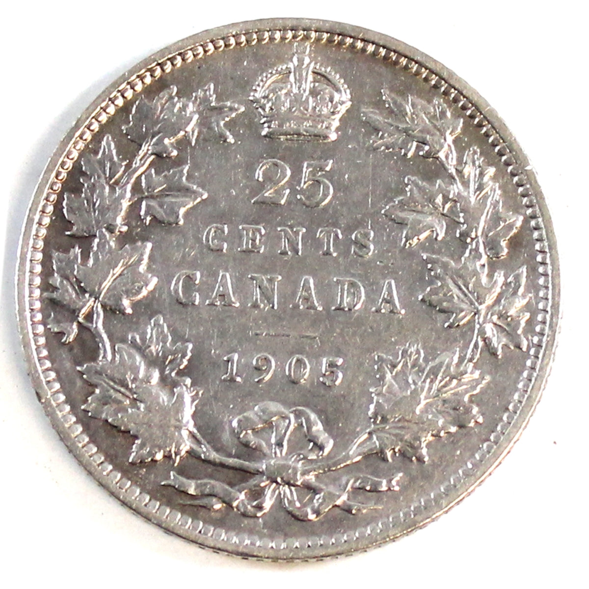 1905 Canada 25-cents F-VF (F15) $