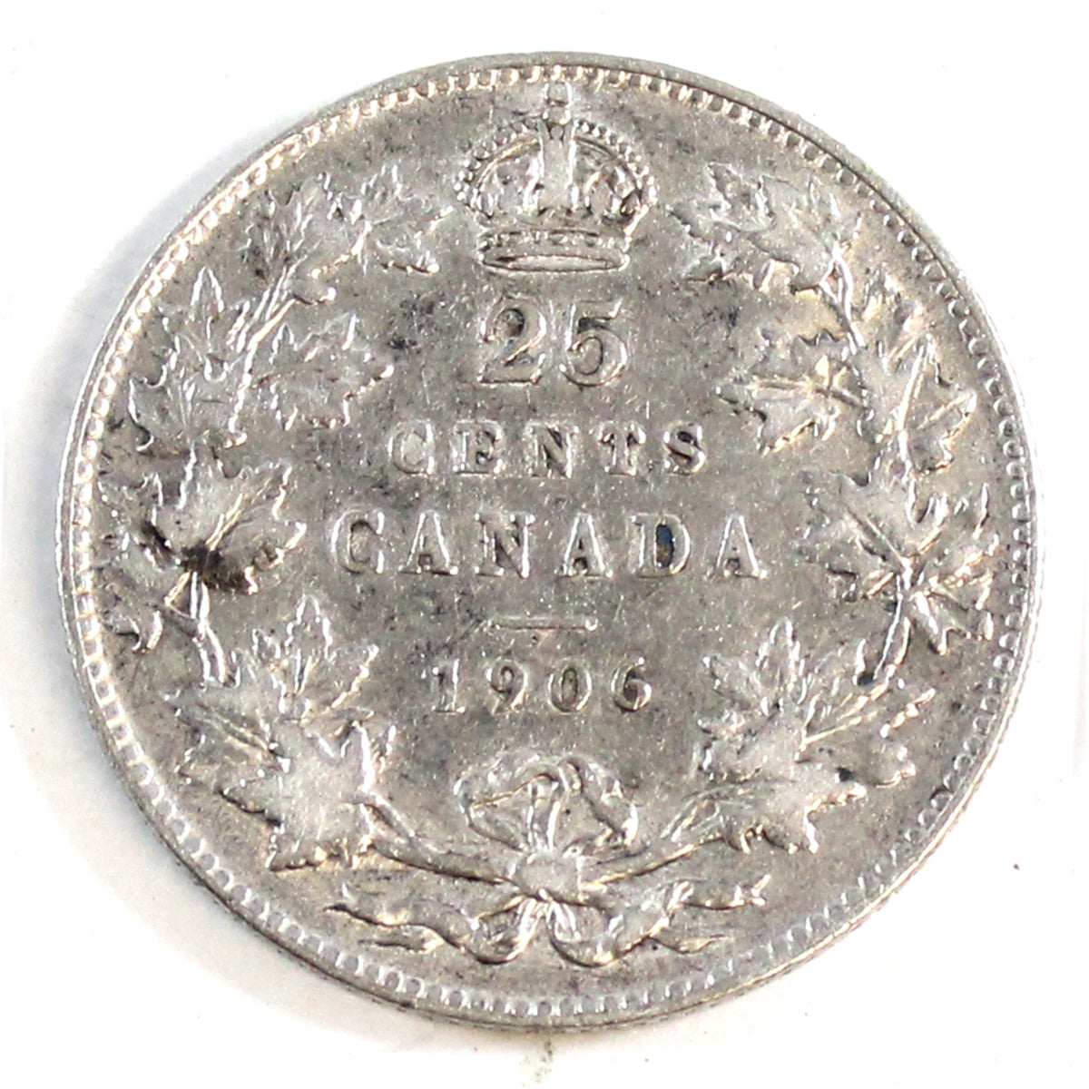 1906 Canada 25-cents Very Fine (VF20) $