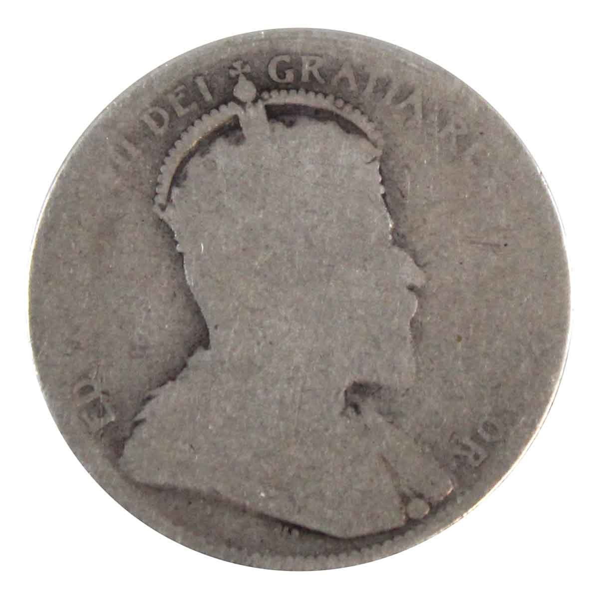 1906 Small Crown Canada 25-cents ICCS Certified Fair