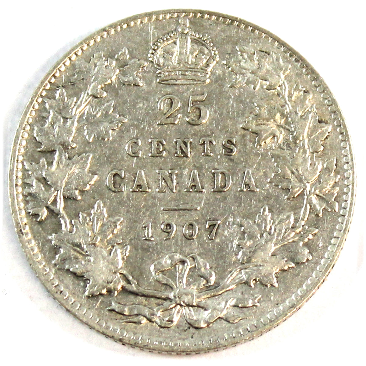 1907 Canada 25-cents Very Fine (VF20) $
