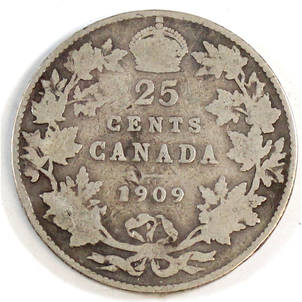 1909 Canada 25-cents Good (G4)