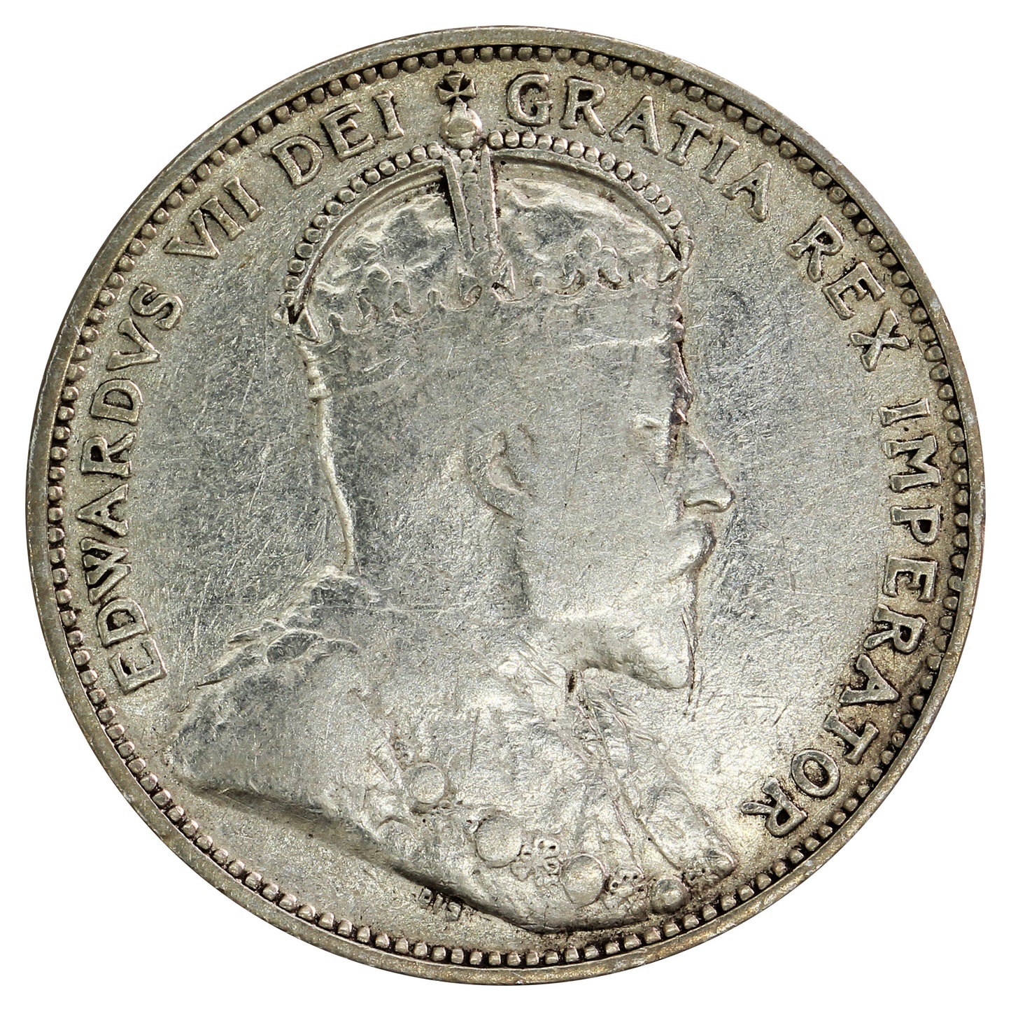 1910 Canada 25-cents Fine (F12)