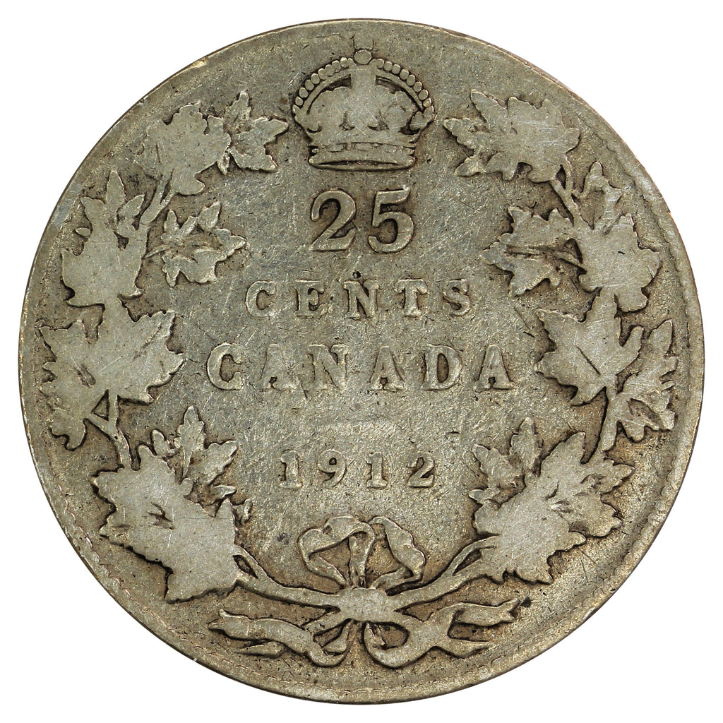 1912 Canada 25-cents Good (G4)