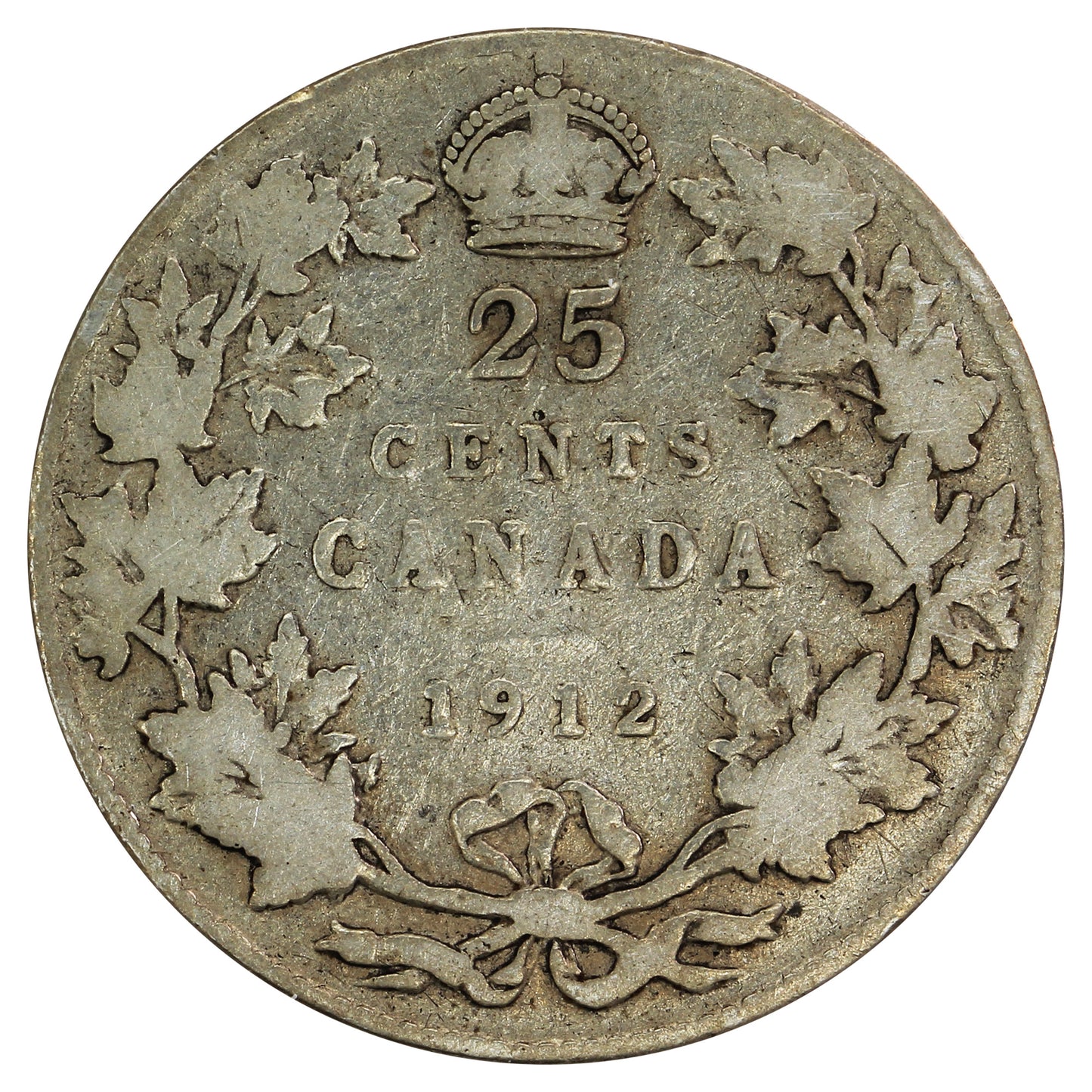 1912 Canada 25-cents Good (G4)