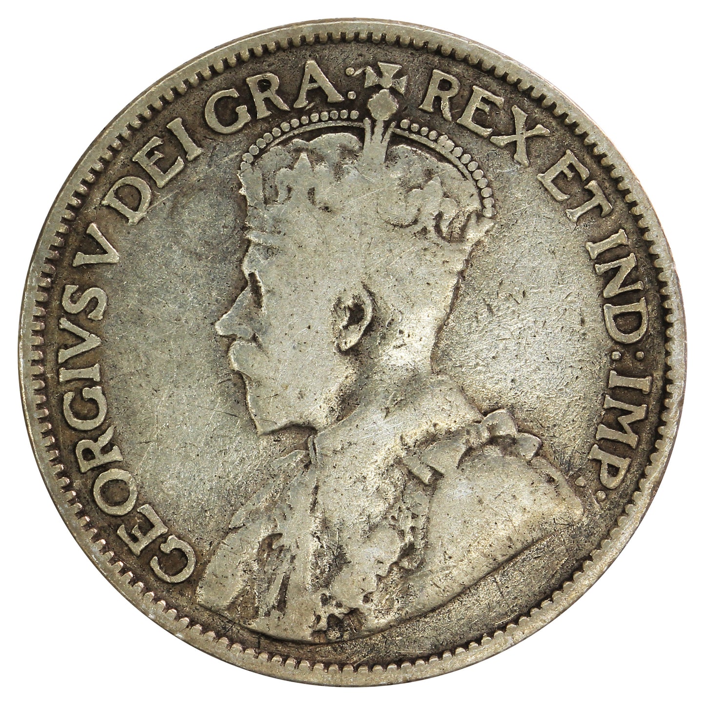 1912 Canada 25-cents Very Good (VG8)