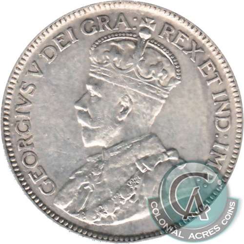 1912 Canada 25-cents VF-EF (VF30) $