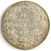 1913 Canada 25-cents Extra Fine (EF-40) $
