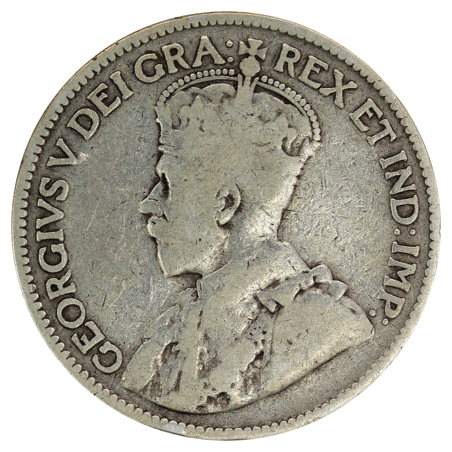 1914 Canada 25-cents G-VG (G6)