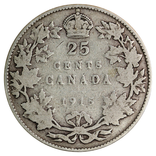 1915 Canada 25-cents Good (G4)