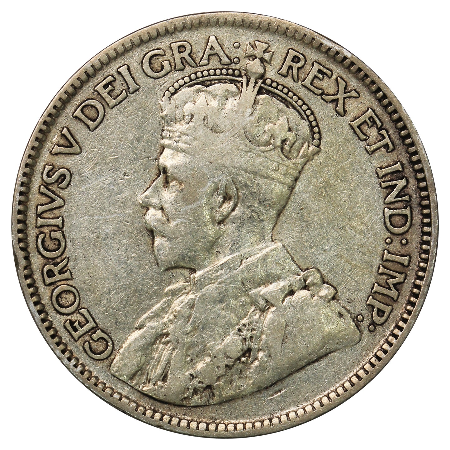 1918 Canada 25-cents Fine (F12)