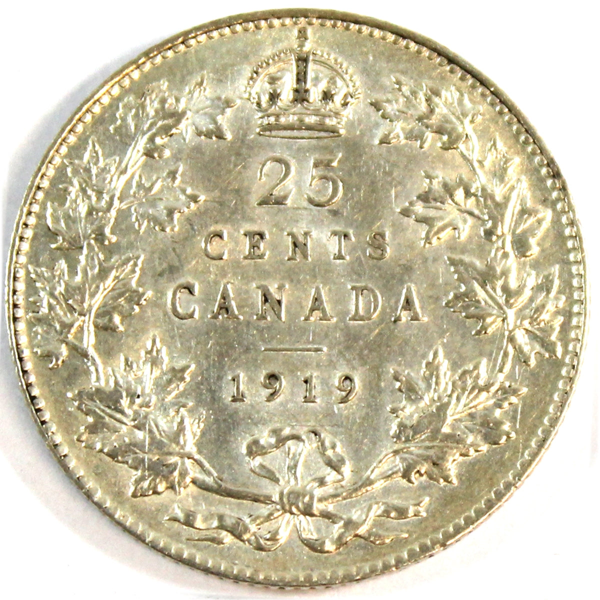 1919 Canada 25-cents AU-UNC (AU55) $