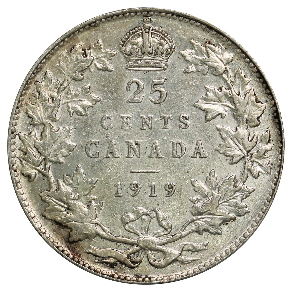 1919 Canada 25-cents Extra Fine (EF-40)