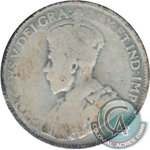 1921 Canada 25-cents About Good (AG3)