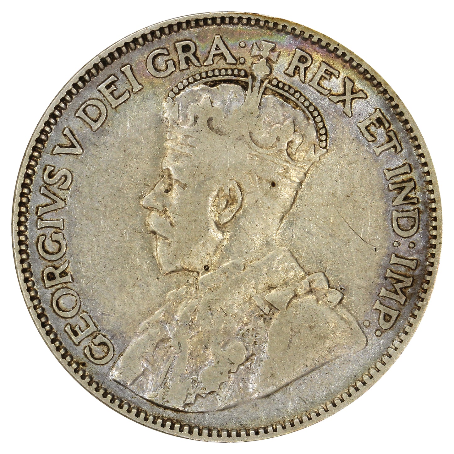 1921 Canada 25-cents Fine (F12)