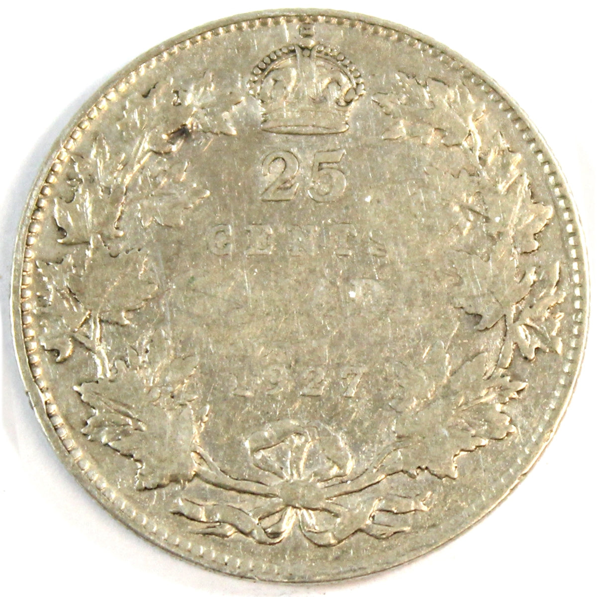 1927 Canada 25-cents Fine (F12) $
