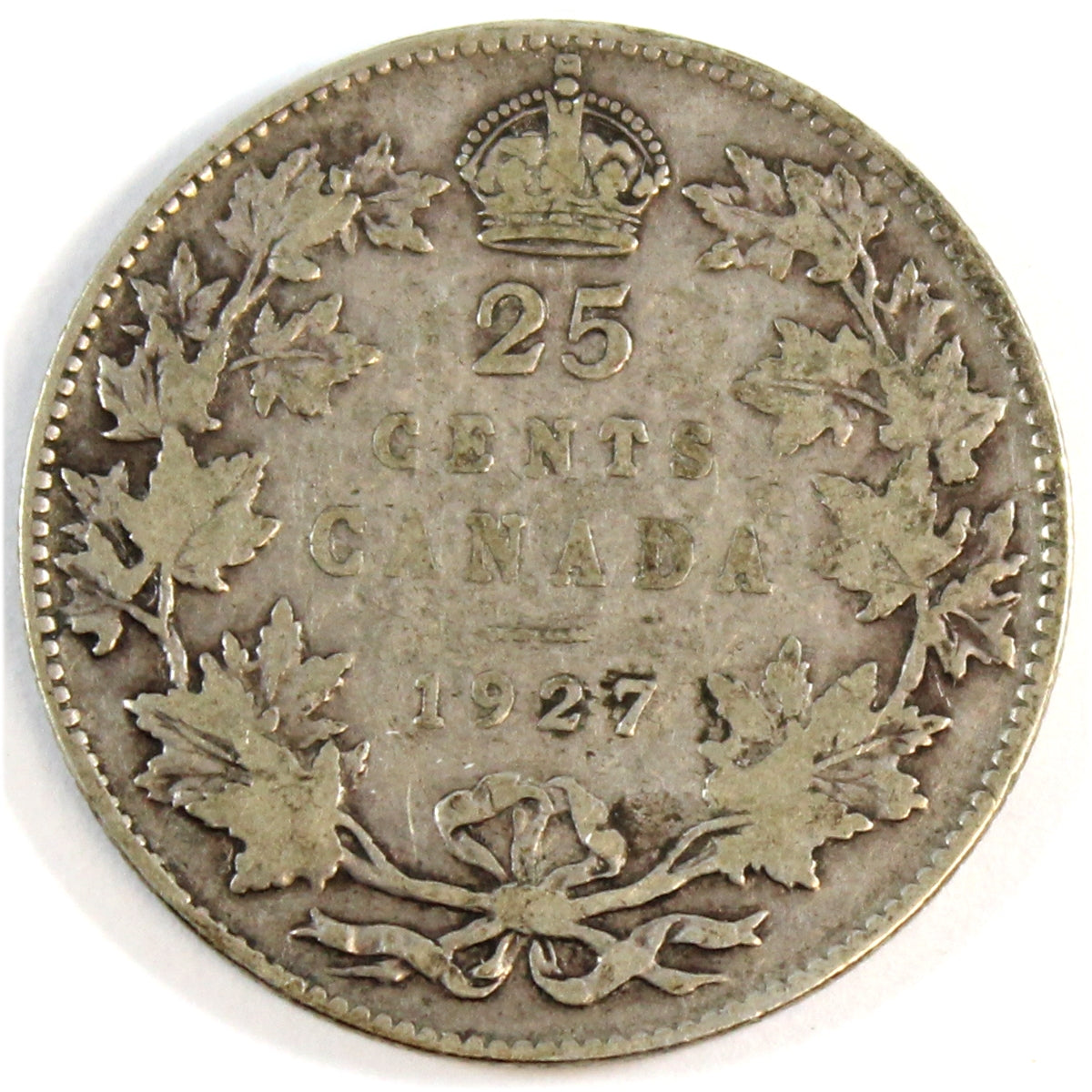 1927 Canada 25-cents VG-F (VG10)