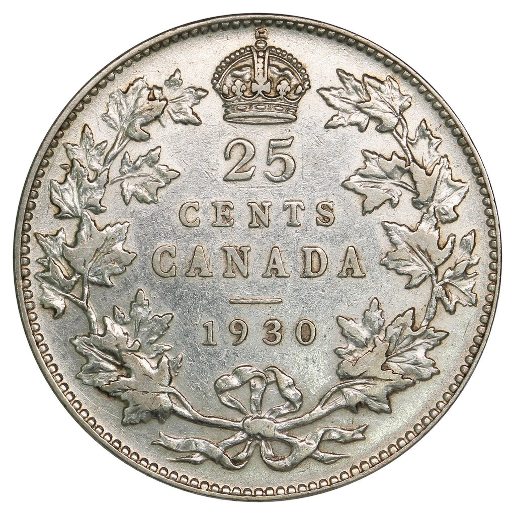 1930 Canada 25-cents Very Fine (VF20)