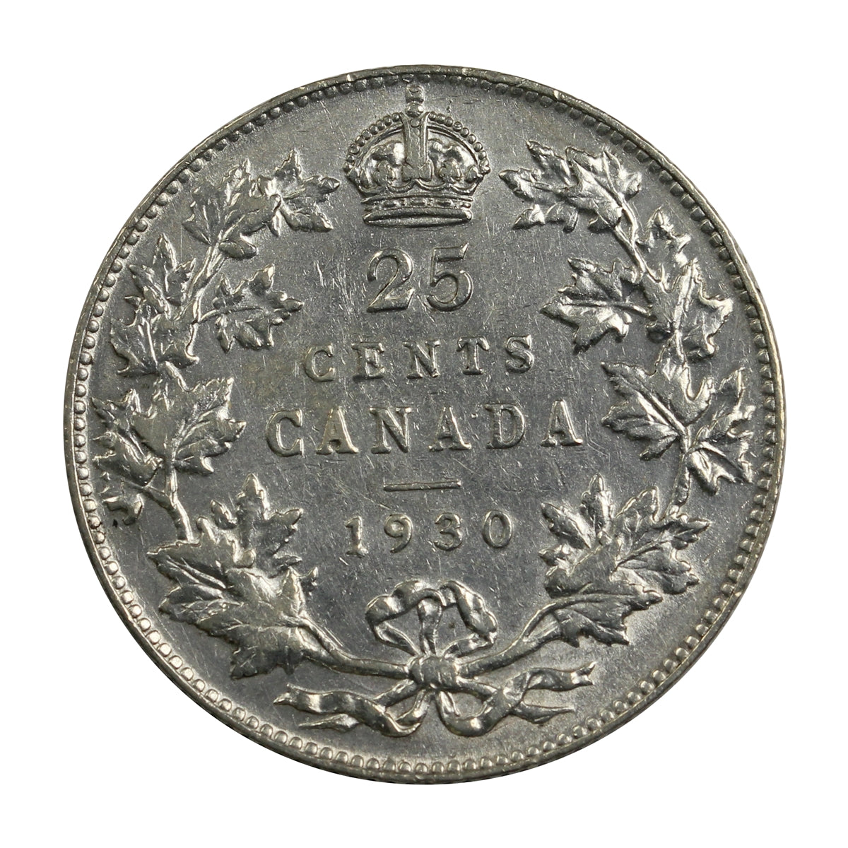 1930 Canada 25-cents VF-EF (VF30) $