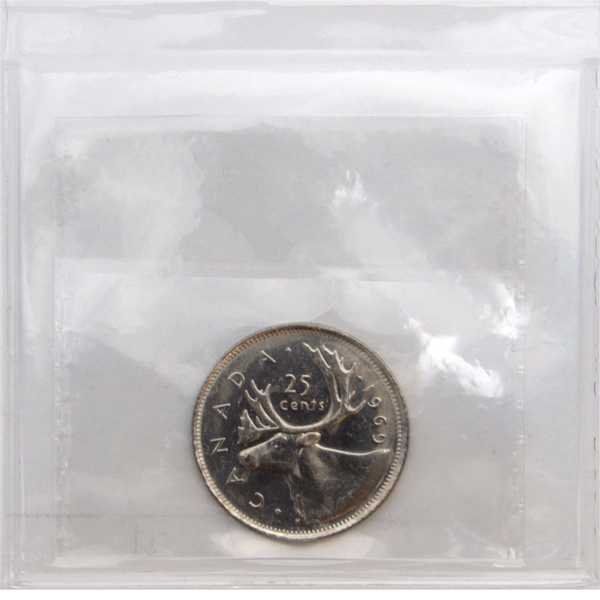 1969 Canada 25-cents ICCS Certified MS64