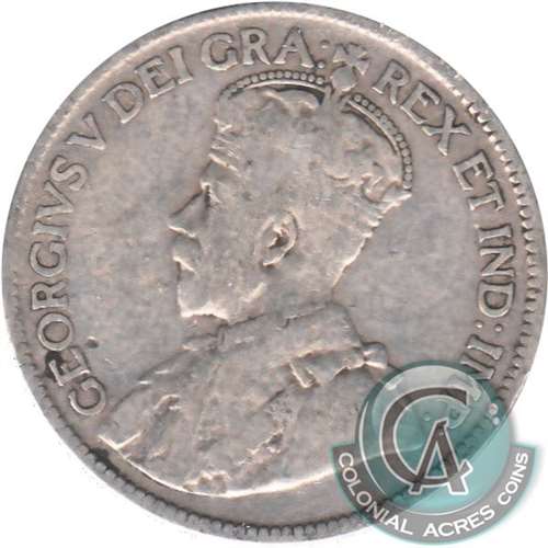 1936 Canada 25-cents Very Good (VG8)