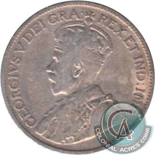 1936 Canada 25-cents VG-F (VG10)