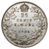 1936 Dot Canada 25-cents F-VF (F15) $