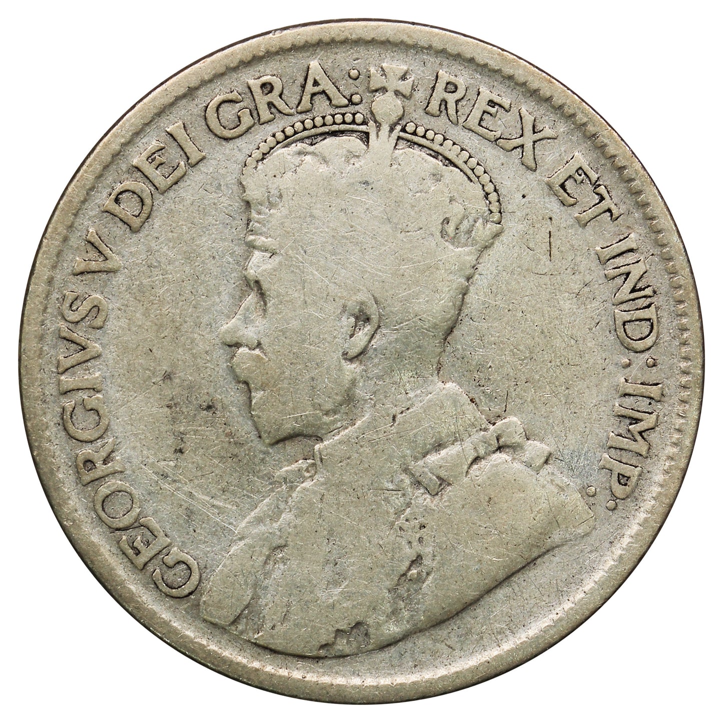1936 Dot Canada 25-cents G-VG (G6)