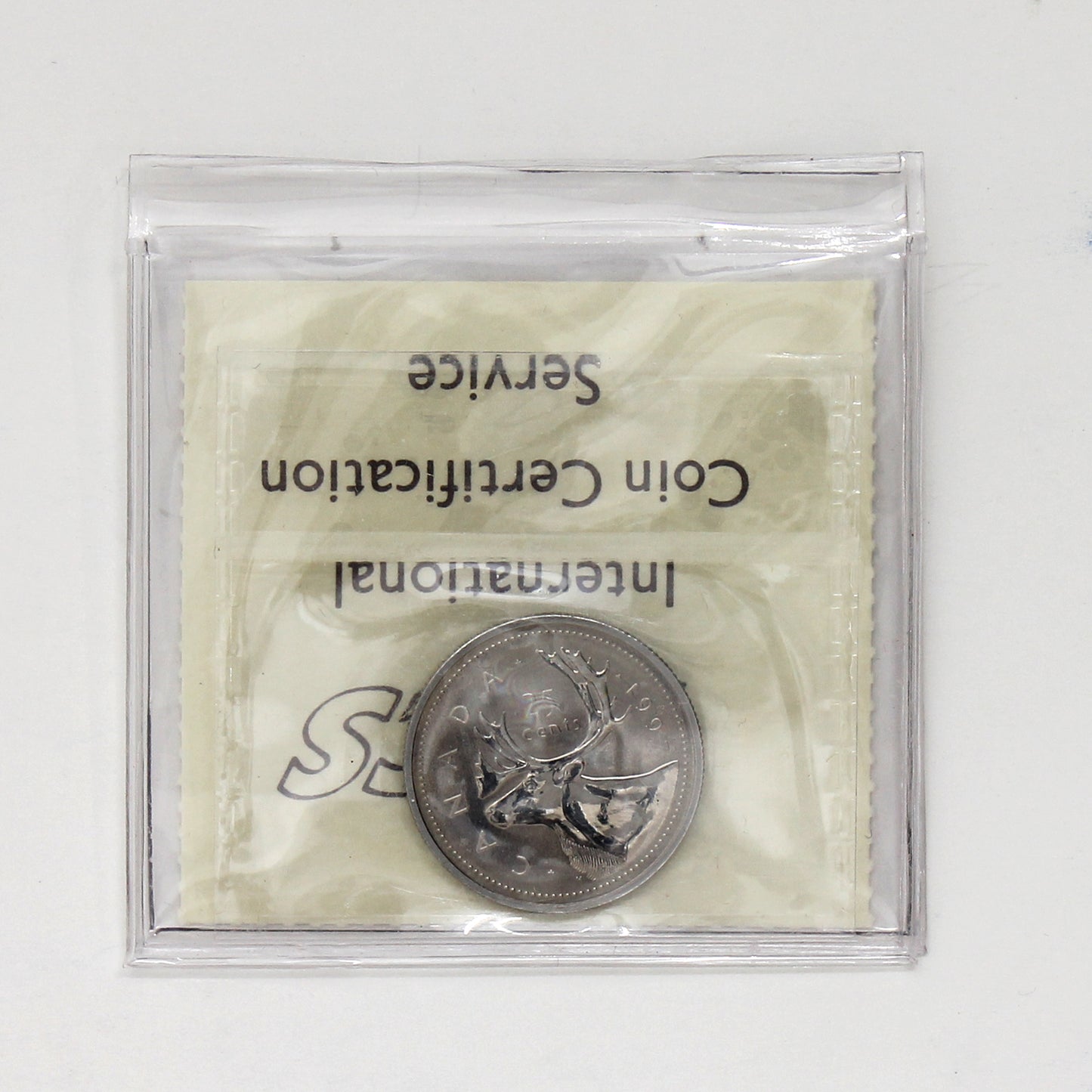 1997 Canada 25-cents ICCS Certified MS67 Numismatic BU