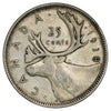 1938 Canada 25-cents Circulated
