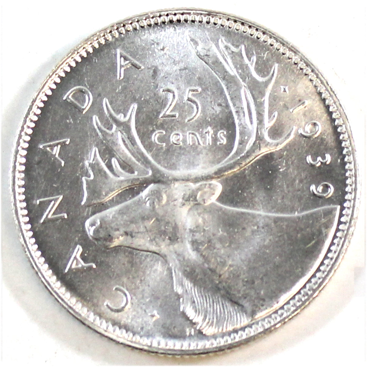 1939 Canada 25-cents Brilliant Uncirculated (MS63) $